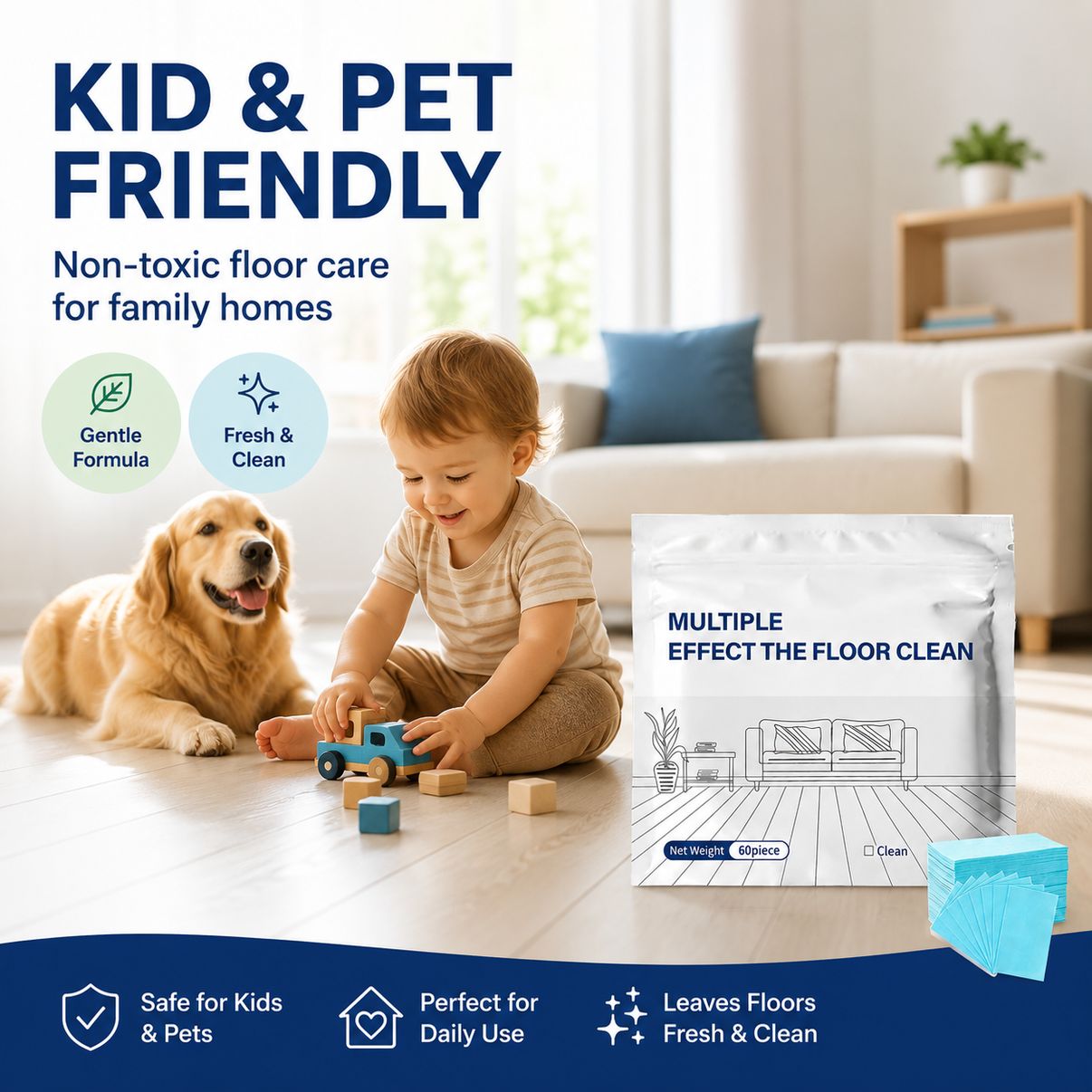 Multi-Effect Floor Cleaning Tablets