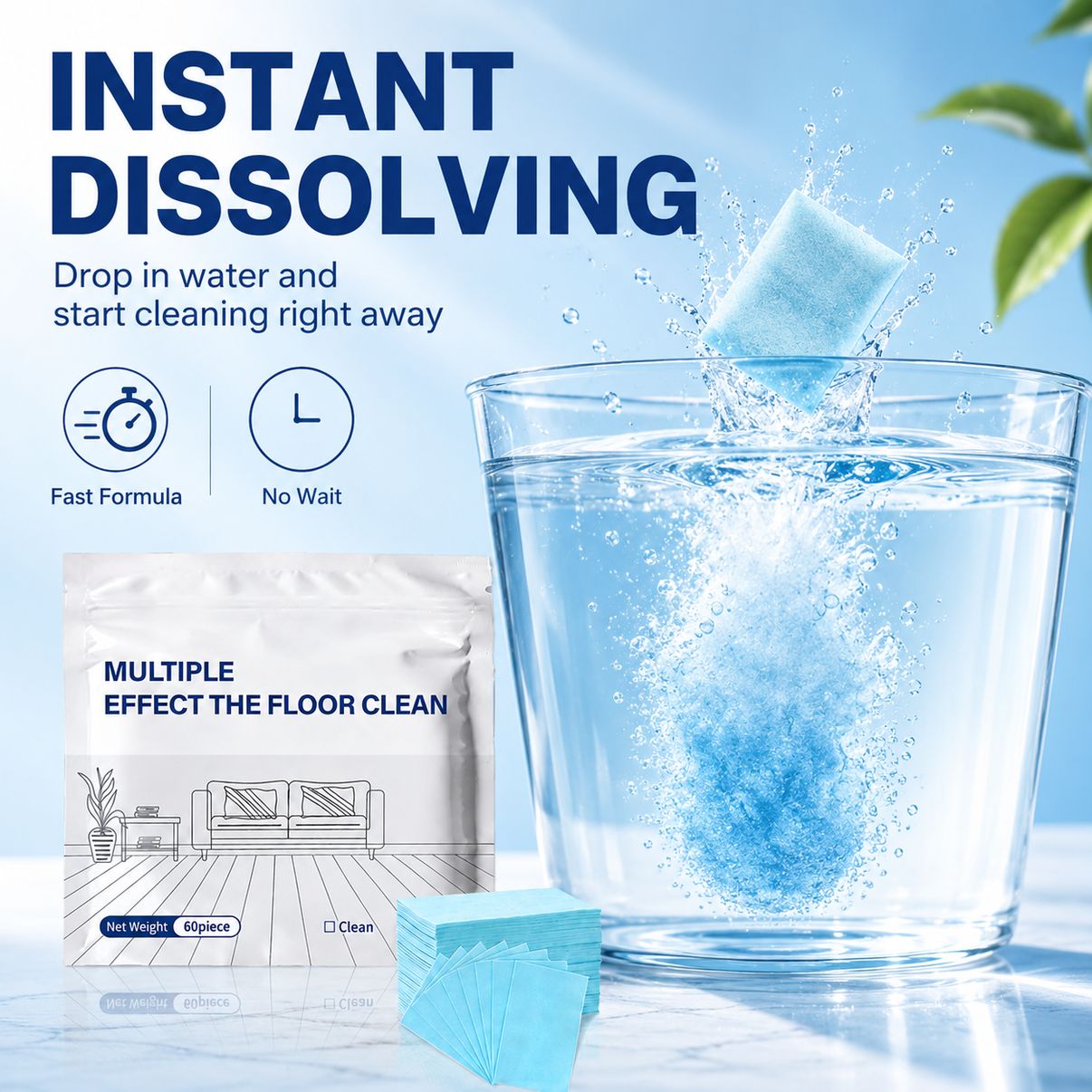 Multi-Effect Floor Cleaning Tablets