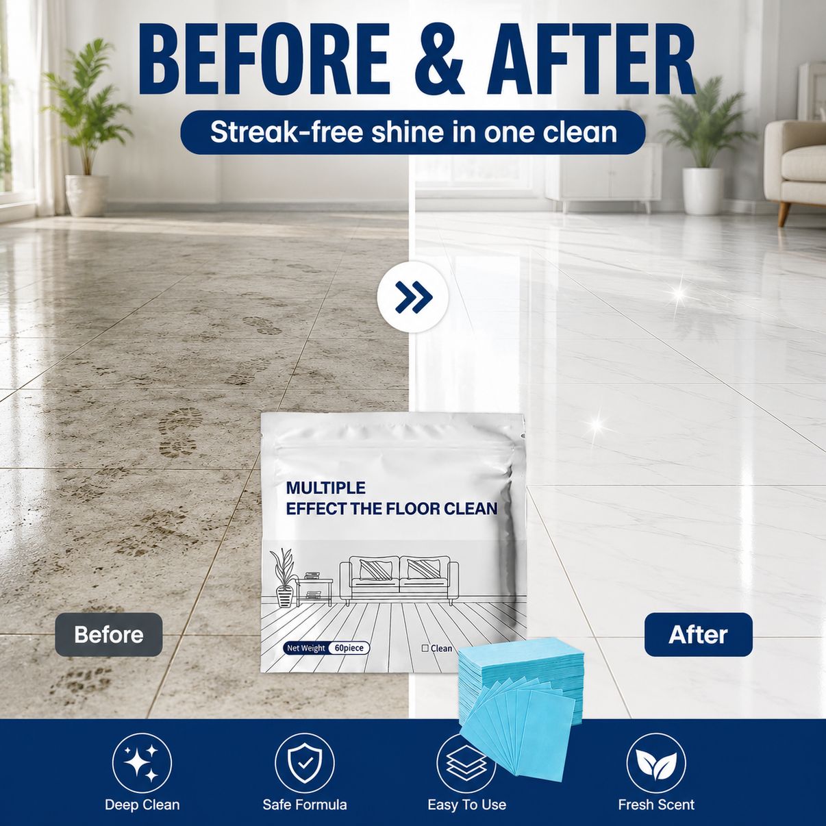 Multi-Effect Floor Cleaning Tablets
